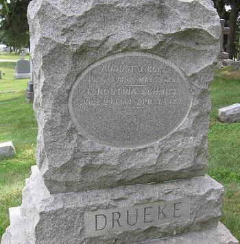 Tombstone for Christina Koch Scmitt