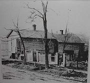 O'Leary house, after fire