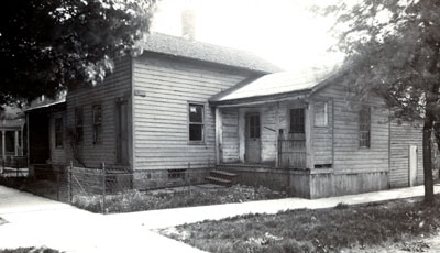 Southwest corner of Gold and Sibley