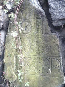 Mile Marker on Arboretum Wall