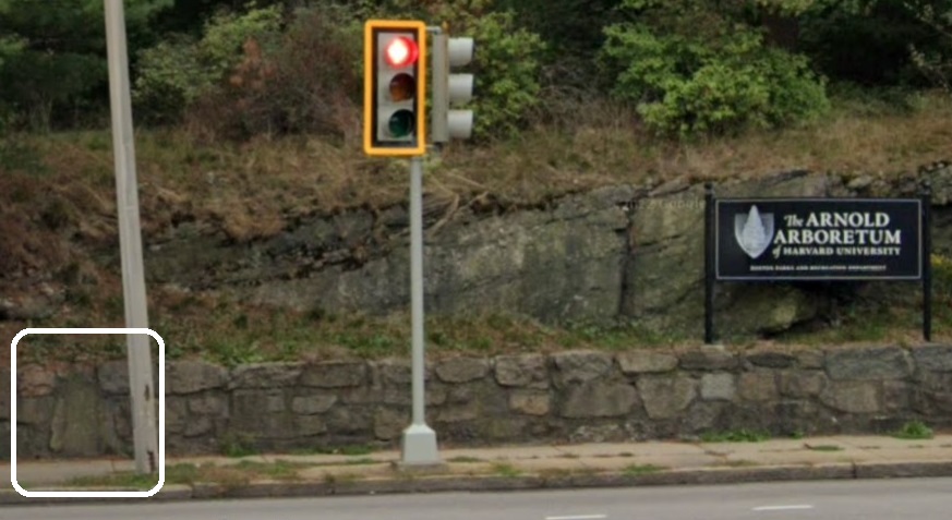 Mile Marker on Arboretum Wall