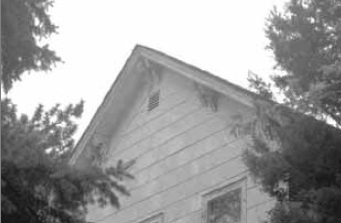 Italianate Gable of Biggins Farm House