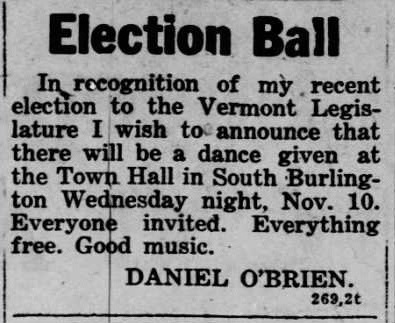 Daniel O'Brien election