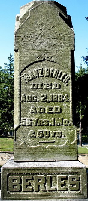 Franz Berles tombstone