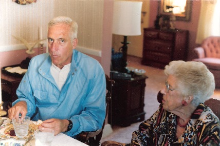 Father Hesse and Marian Drueke Ederer