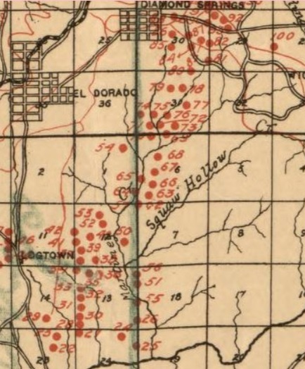 Diamond Springs Map