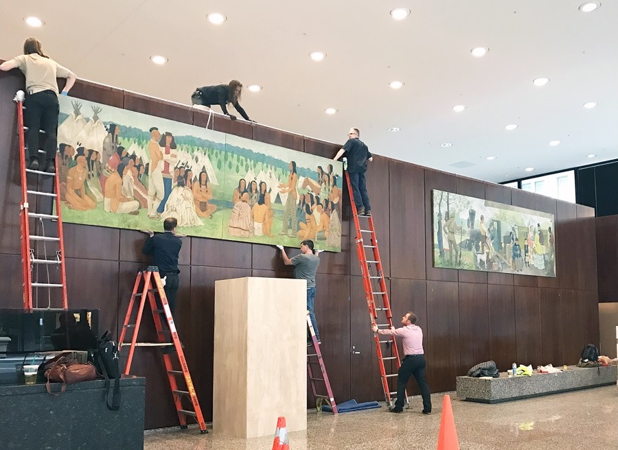 murals are reunited