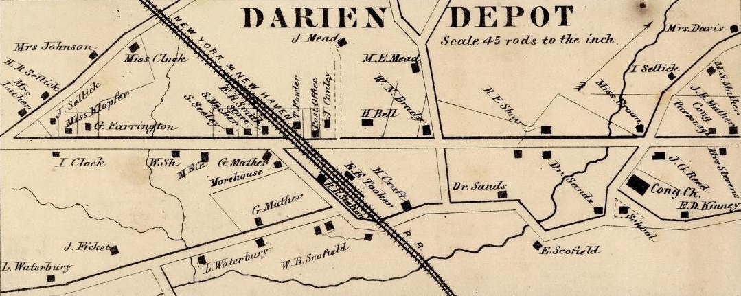 Darien station, 1867