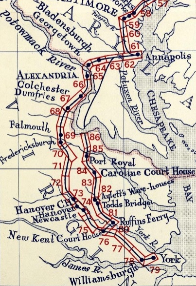 Index Map for Colles maps