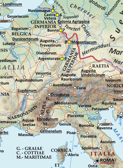 Roman empire Map
