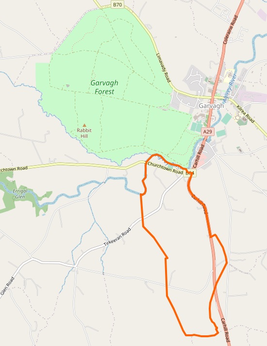 Tirkeeran Townland and Road