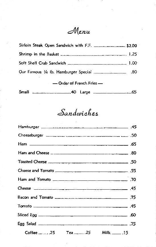 Mandalay, Wantagh, New York, early 1960s