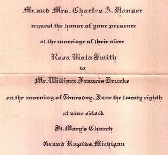 Wedding Invitation