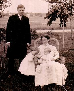 Will and Rose with daughters Irene and Marian