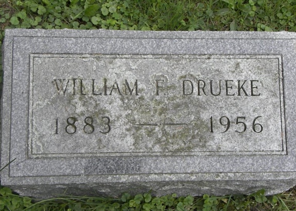 Tombstone for Will Drueke